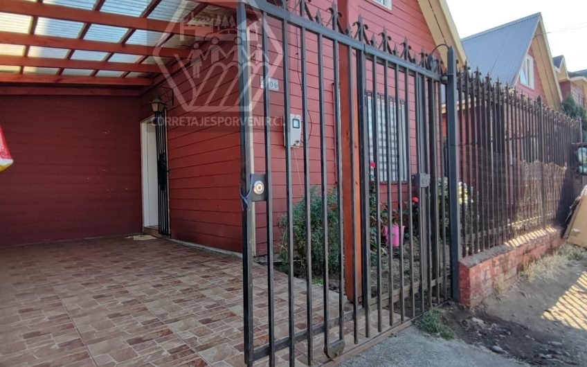 NO DISPONIBLE! SE ARRIENDA CASA EN VILLA LAS ARAUCARIAS PADRE LAS CASAS